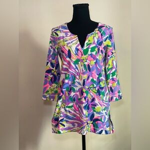 Lilly Pulitzer- Long sleeve Justina Tunic Top Size‎ XS